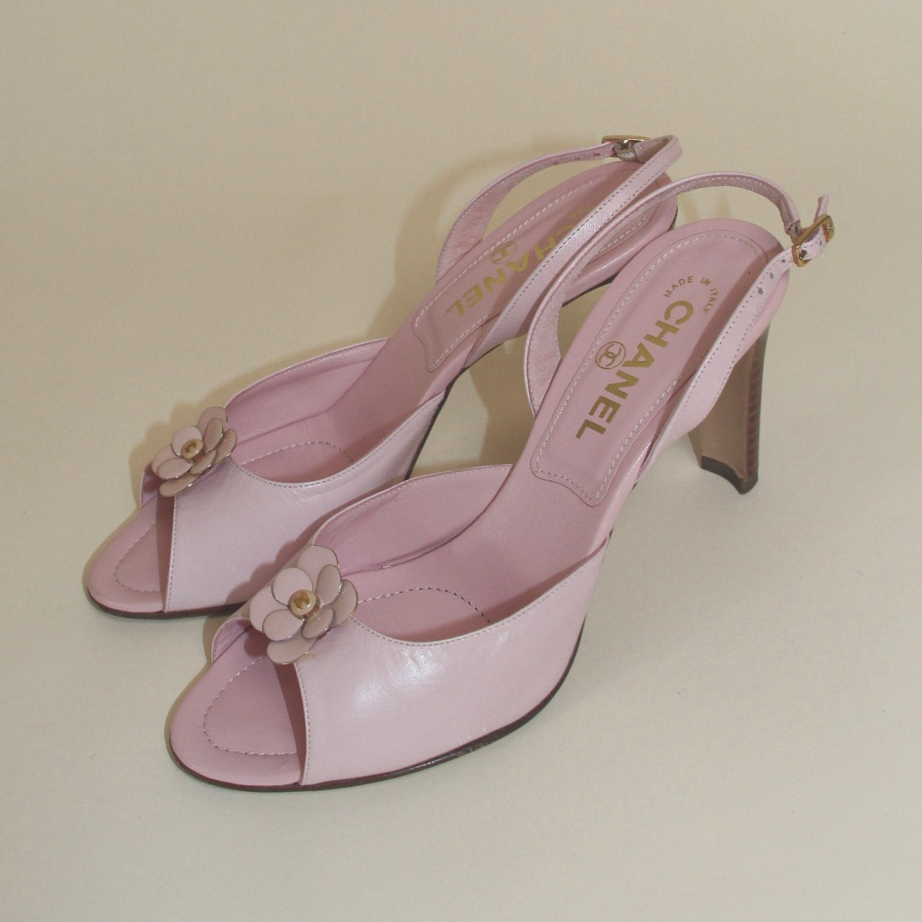 CHANEL CAMELLIA FLOWER PUMPS