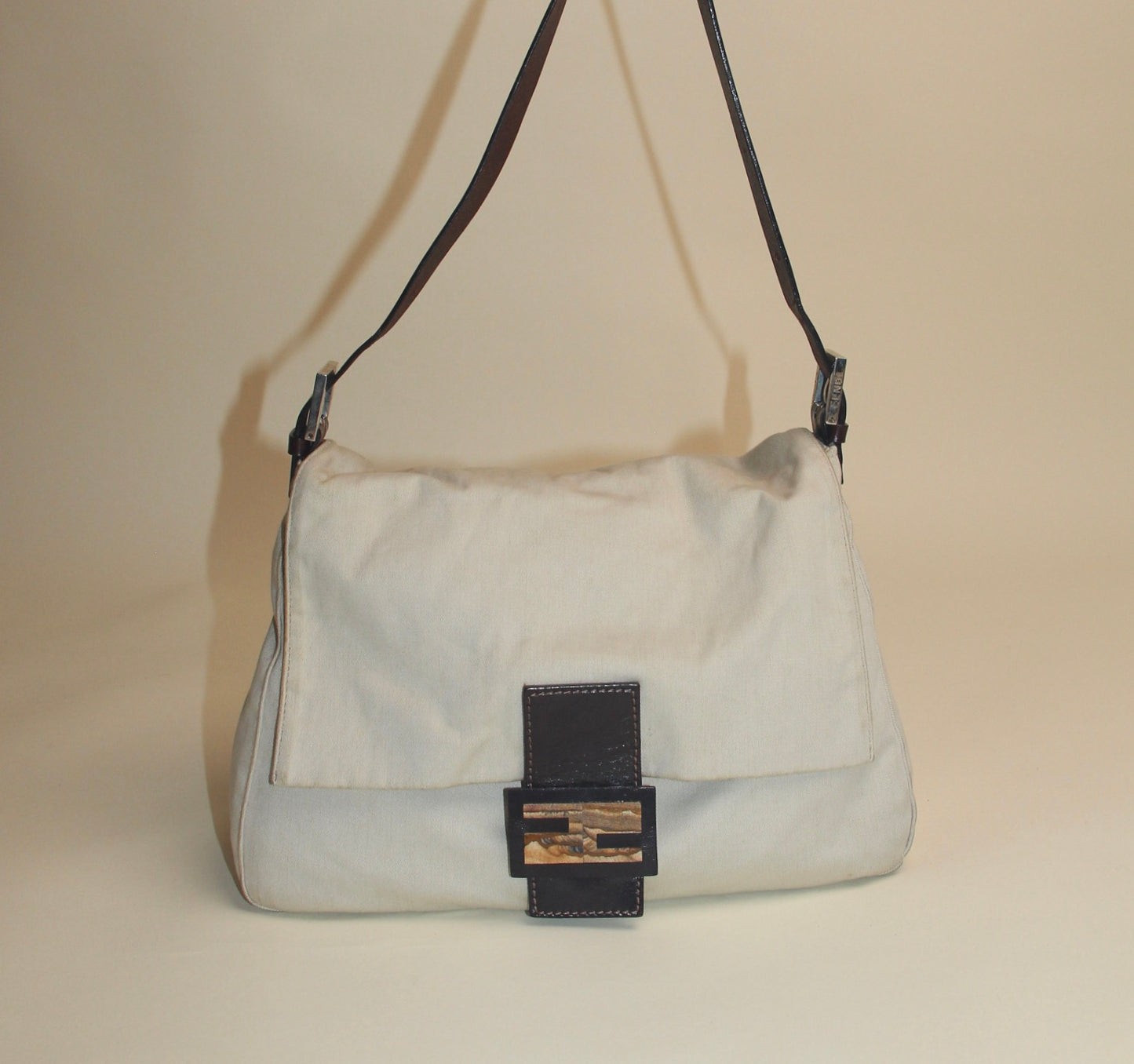 FENDI MAMA BUCKET BAG - CREAM